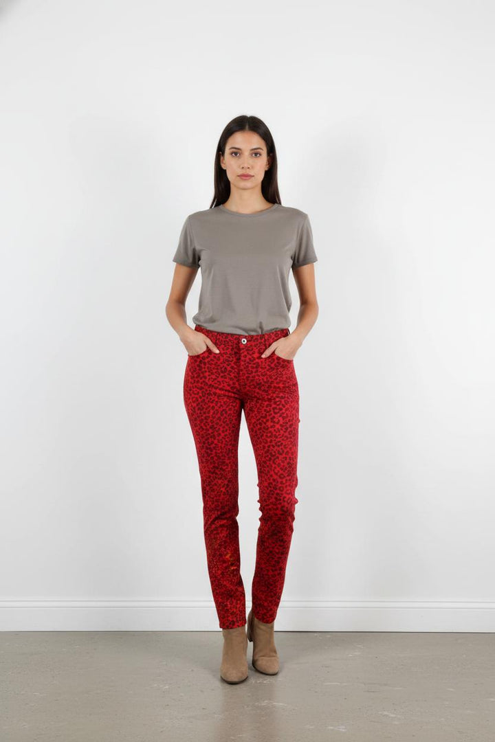 Pantalon Bordeaux et Noir - Taille XS/34