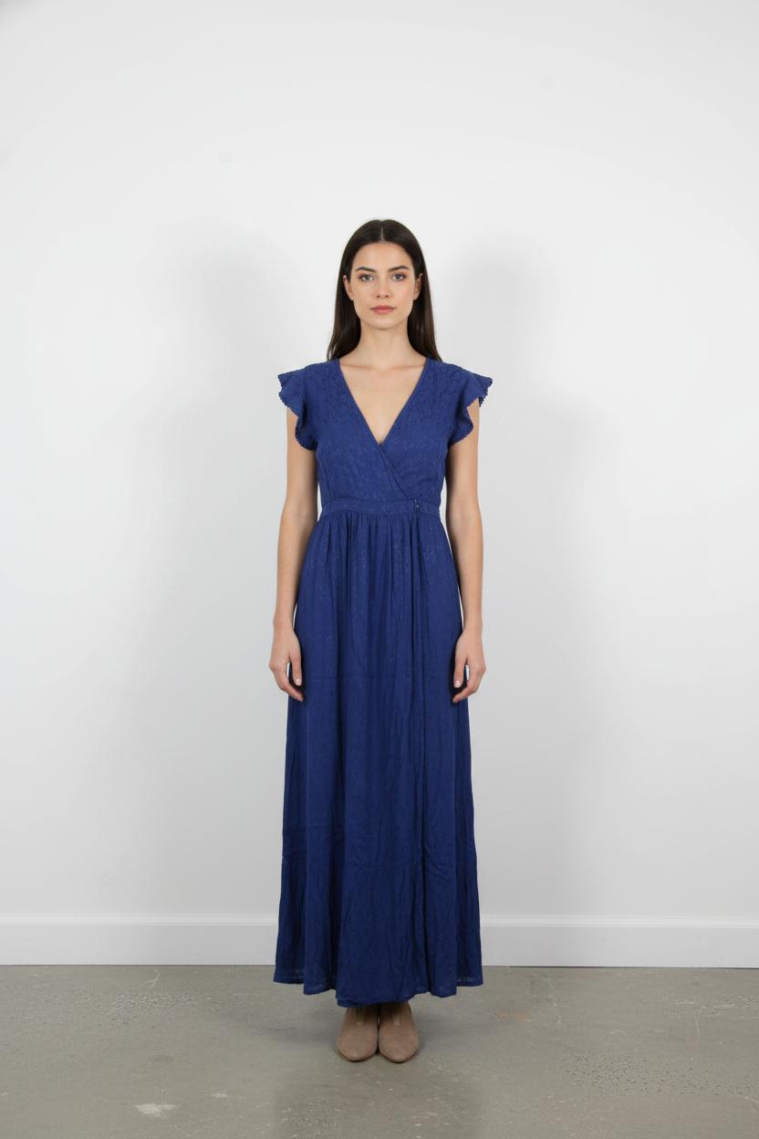 Robe Longue Bleue - Taille S/36