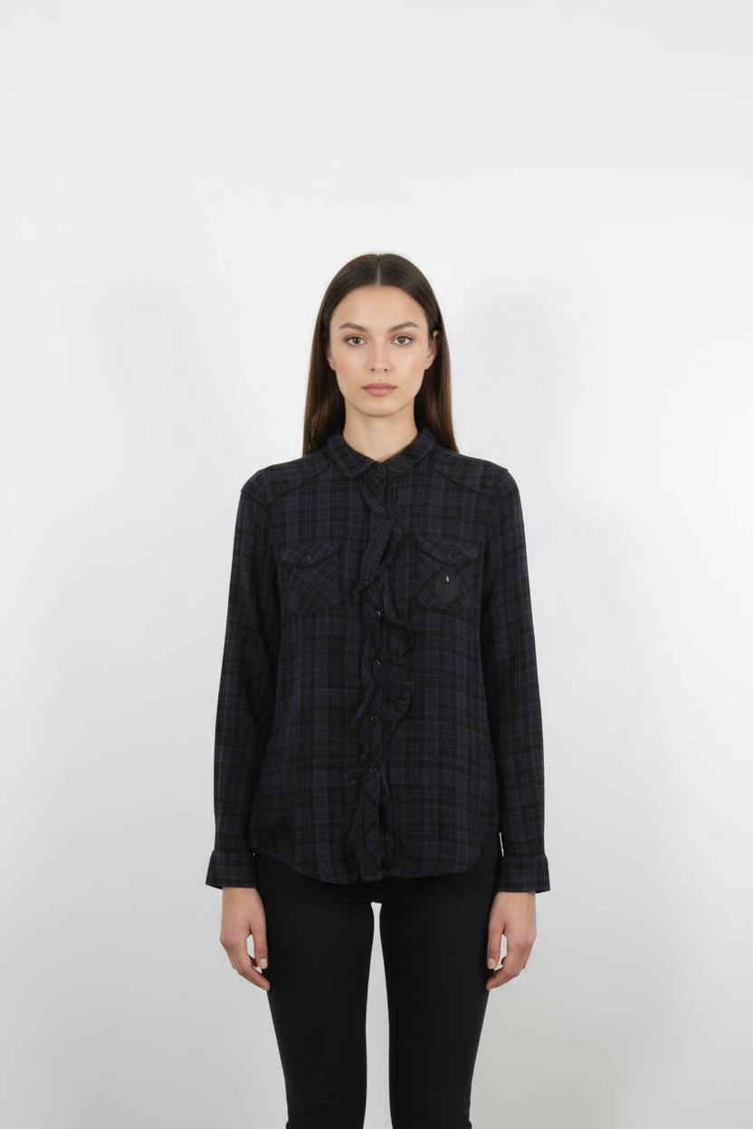 Chemise À Carreaux Bleue - Taille L/40