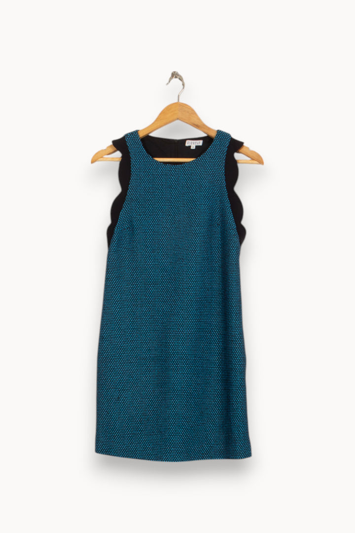 Robe Sans Manches Bleue et Noire - Taille S/36 de la marque Claudie Pierlot | PARAD51891 - Vendu par Paradigme - Image 2