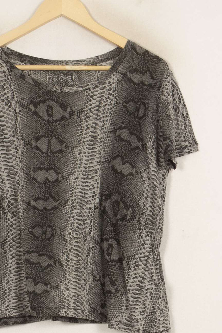 T-shirt Gris - Taille S/36 de la marque ba&sh | PARAD51894 - Vendu par Paradigme - Image 3