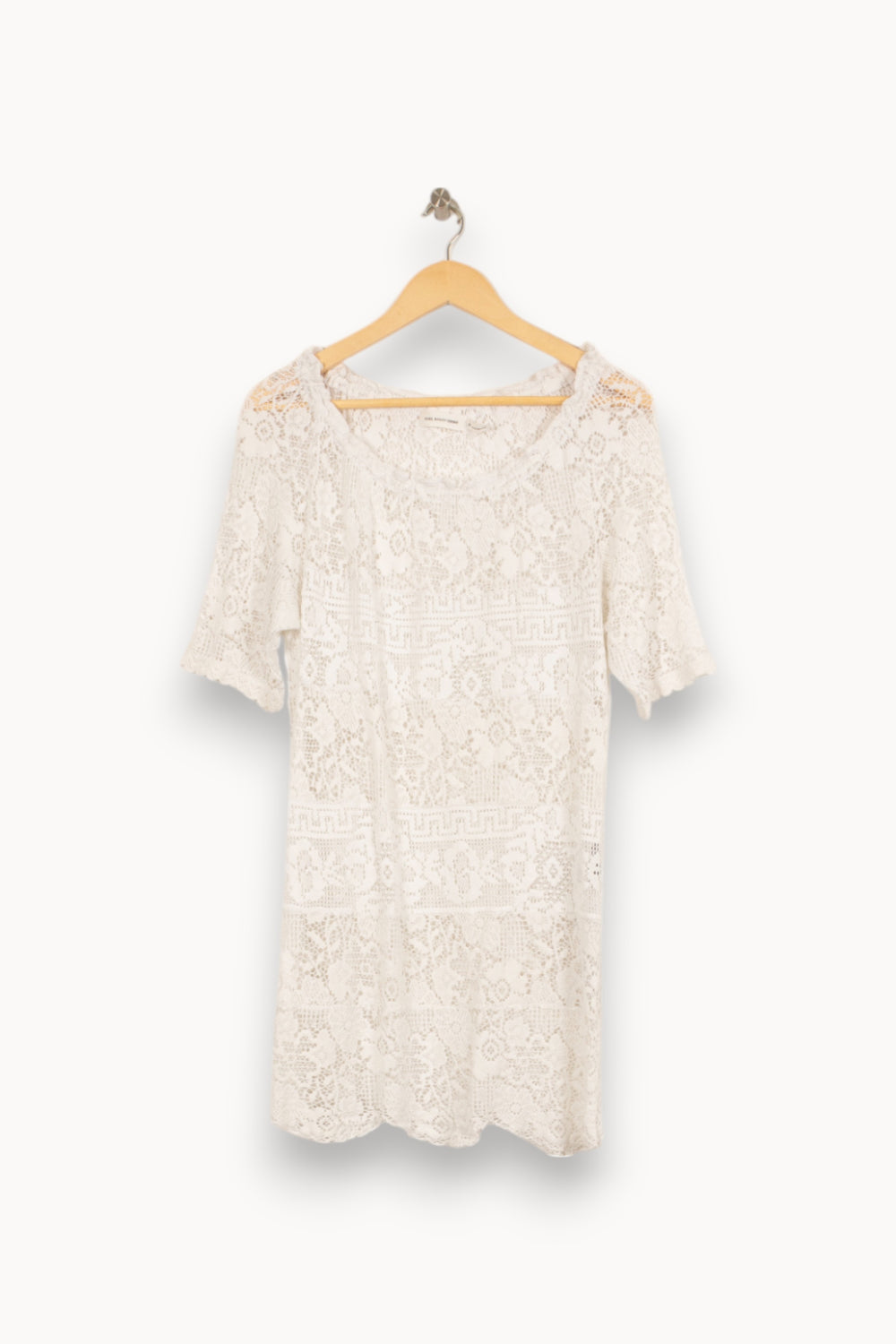 Robe Dentelle Blanche - Taille M/38 de la marque Isabel Marant | PARAD51897 - Vendu par Paradigme - Image 2