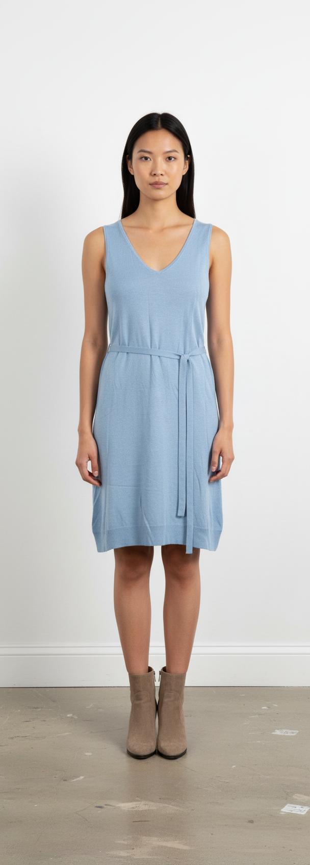Robe Sans Manches Bleue - Taille XS/34