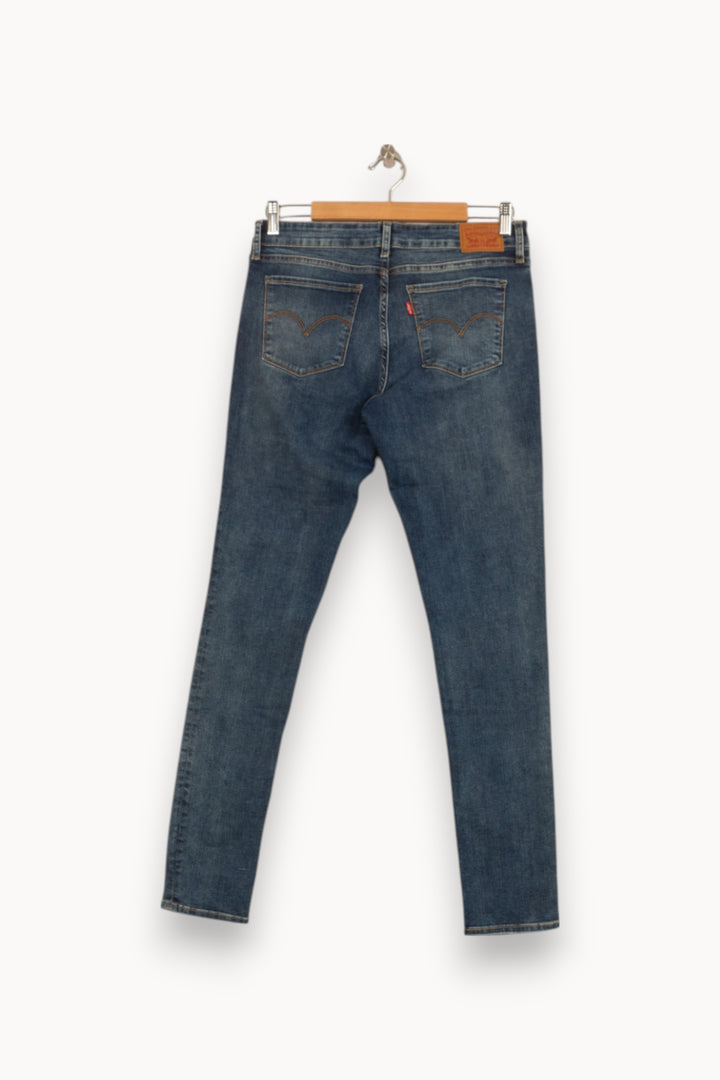 Jean Skinny Bleu - Taille L/40 de la marque Levi's | PARAD51923 - Vendu par Paradigme - Image 4