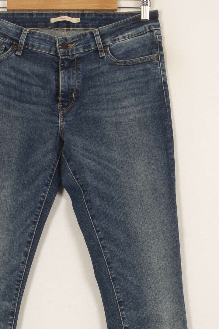 Jean Skinny Bleu - Taille L/40 de la marque Levi's | PARAD51923 - Vendu par Paradigme - Image 3