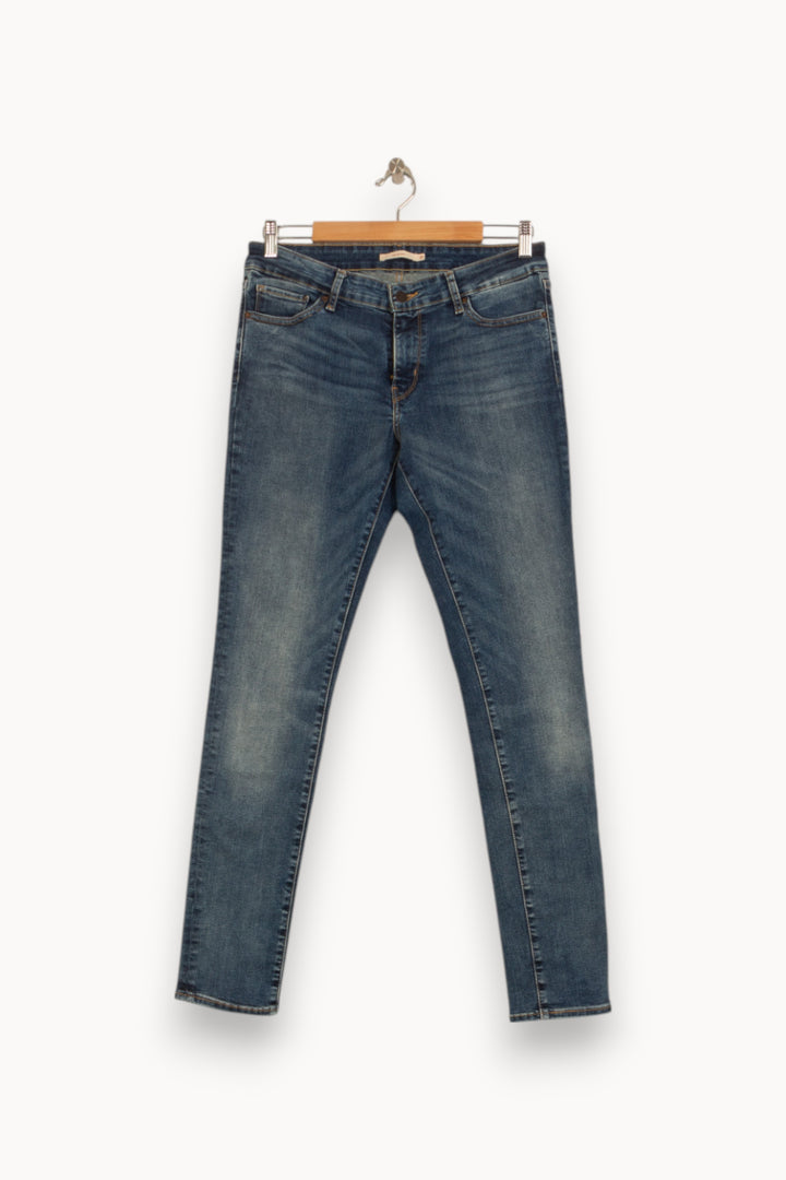 Jean Skinny Bleu - Taille L/40 de la marque Levi's | PARAD51923 - Vendu par Paradigme - Image 2