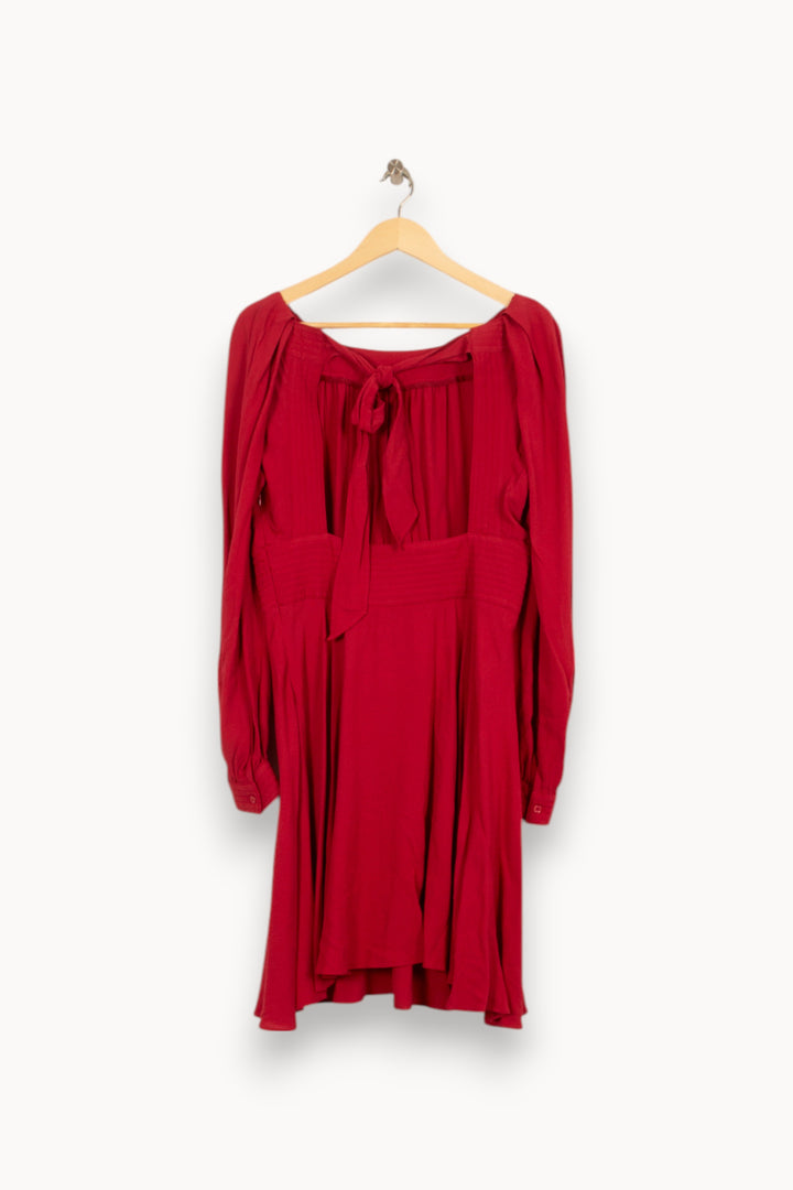 Robe Courte Bordeaux - Taille XL/42 de la marque Tara Jarmon | PARAD51924 - Vendu par Paradigme - Image 4
