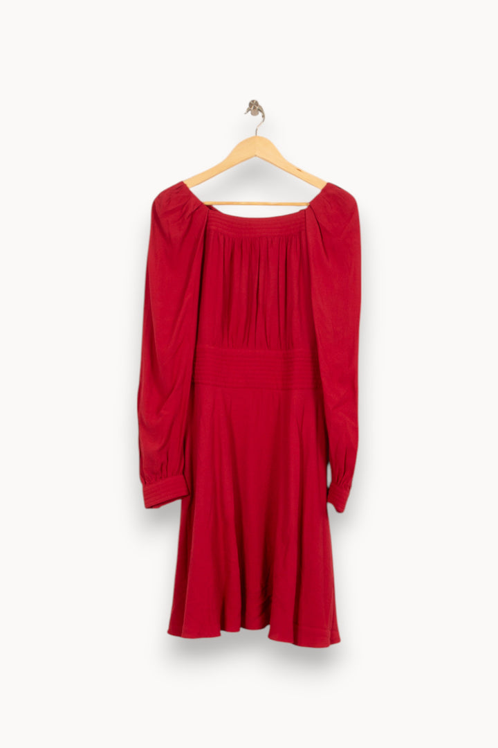Robe Courte Bordeaux - Taille XL/42 de la marque Tara Jarmon | PARAD51924 - Vendu par Paradigme - Image 2