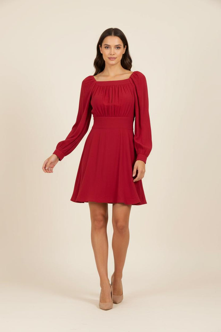 Robe Courte Bordeaux - Taille XL/42 de la marque Tara Jarmon | PARAD51924 - Vendu par Paradigme - Image 1
