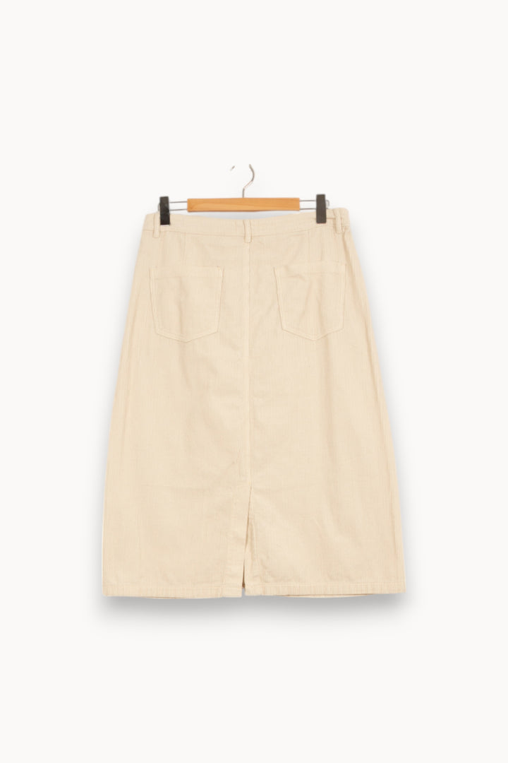 Jupe Midi Blanche - Taille XL/42 de la marque Maison 123 | PARAD51925 - Vendu par Paradigme - Image 4