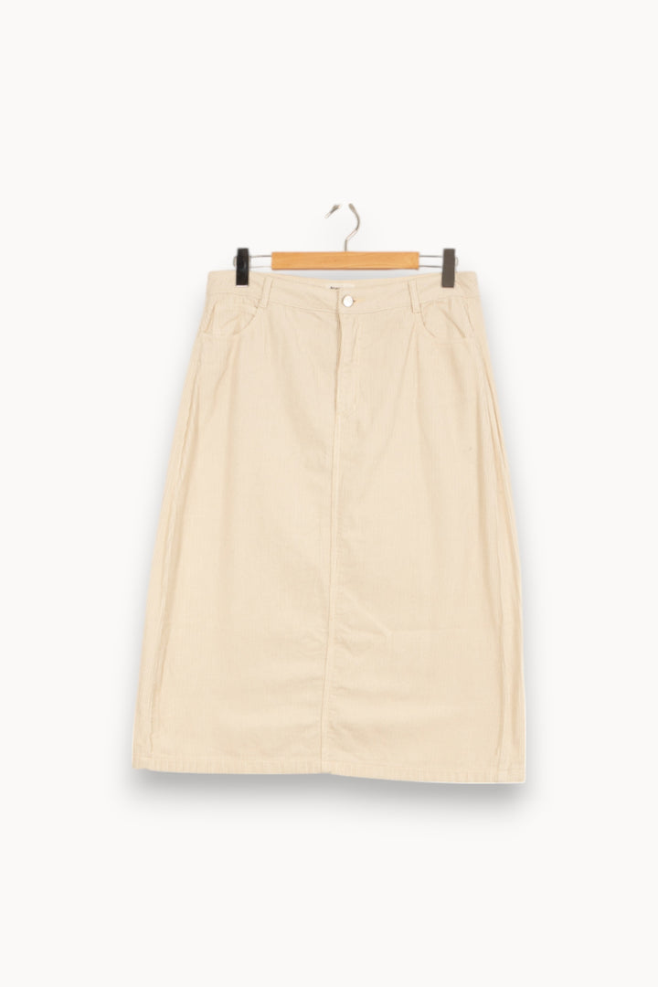 Jupe Midi Blanche - Taille XL/42 de la marque Maison 123 | PARAD51925 - Vendu par Paradigme - Image 2