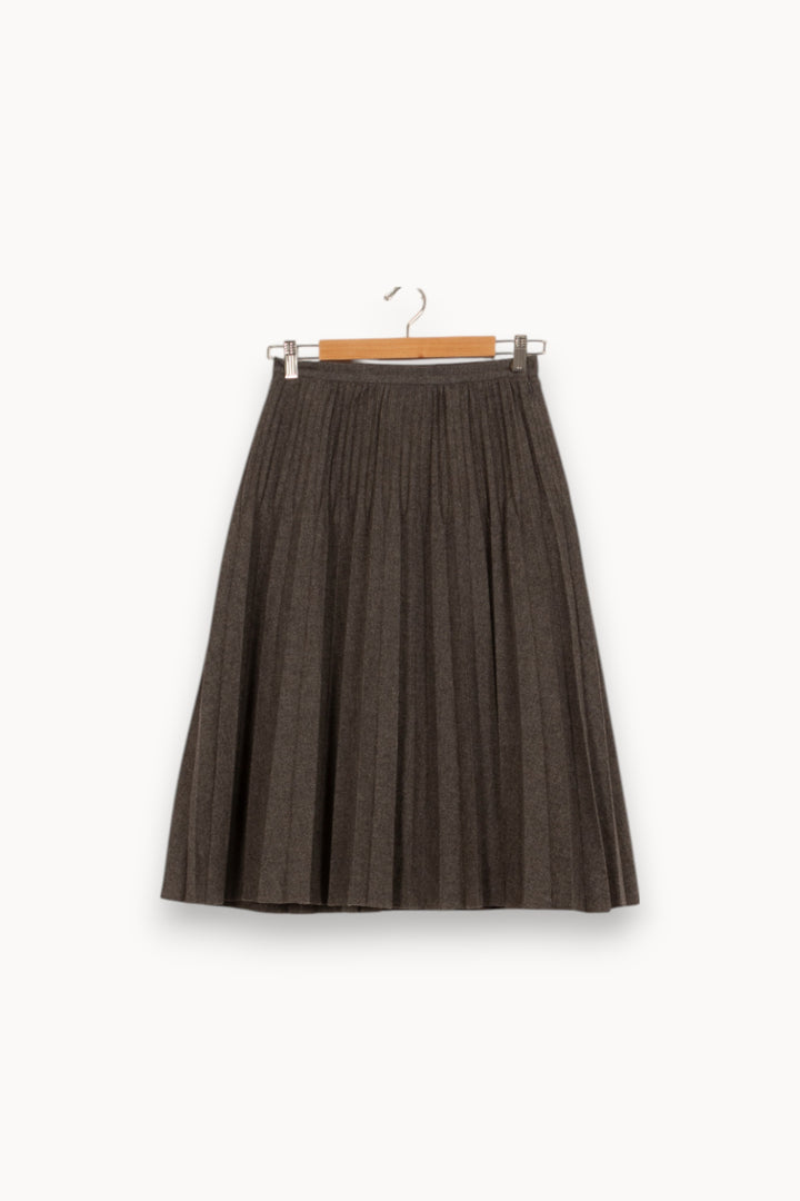 Jupe Plissée Grise - Taille XS/34 de la marque Comptoir des Cotonniers | PARAD51929 - Vendu par Paradigme - Image 2