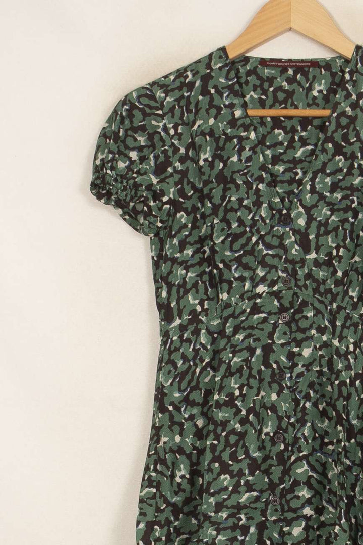 Robe Longue Verte - Taille XS/34 de la marque Comptoir des Cotonniers | PARAD51938 - Vendu par Paradigme - Image 3