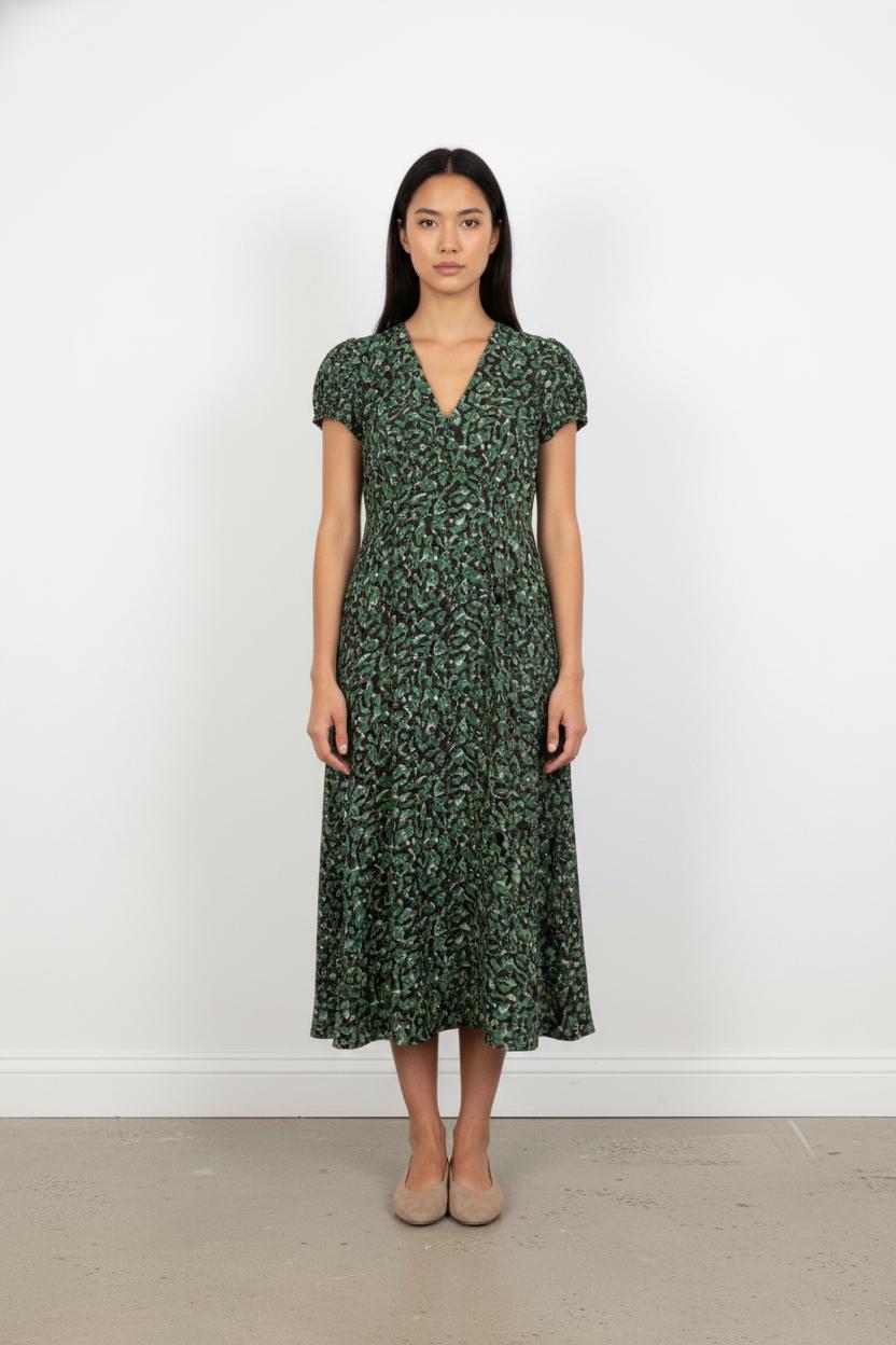 Robe Longue Verte - Taille XS/34