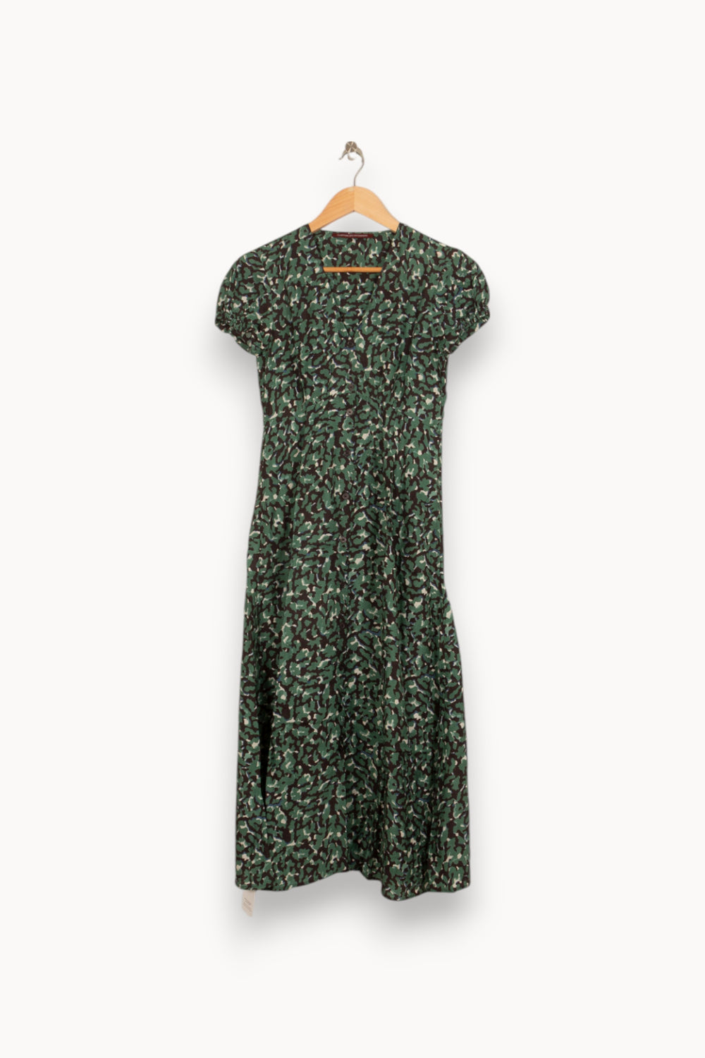Robe Longue Verte - Taille XS/34 de la marque Comptoir des Cotonniers | PARAD51938 - Vendu par Paradigme - Image 2