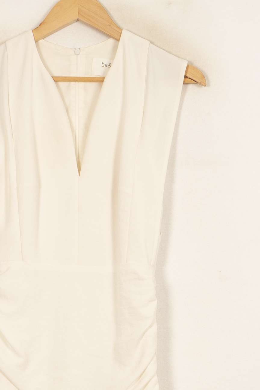 Robe Asymétrique Blanche - Taille XS/34 de la marque ba&sh | PARAD51950 - Vendu par Paradigme - Image 3