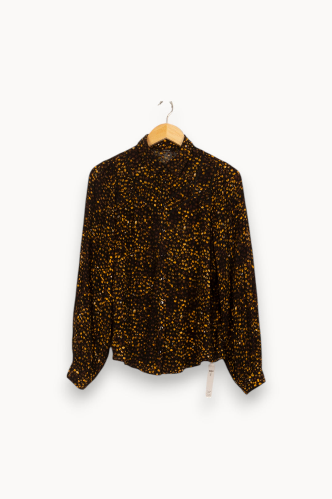 Chemise Noire et Jaune - Taille S/36 de la marque One Step | PARAD51953 - Vendu par Paradigme - Image 2