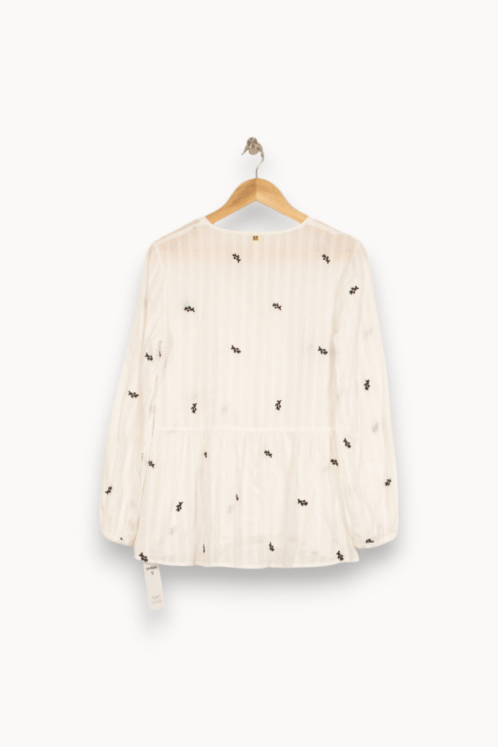 Blouse Blanche et Noire - Taille S/36 de la marque I.Code | PARAD51956 - Vendu par Paradigme - Image 4