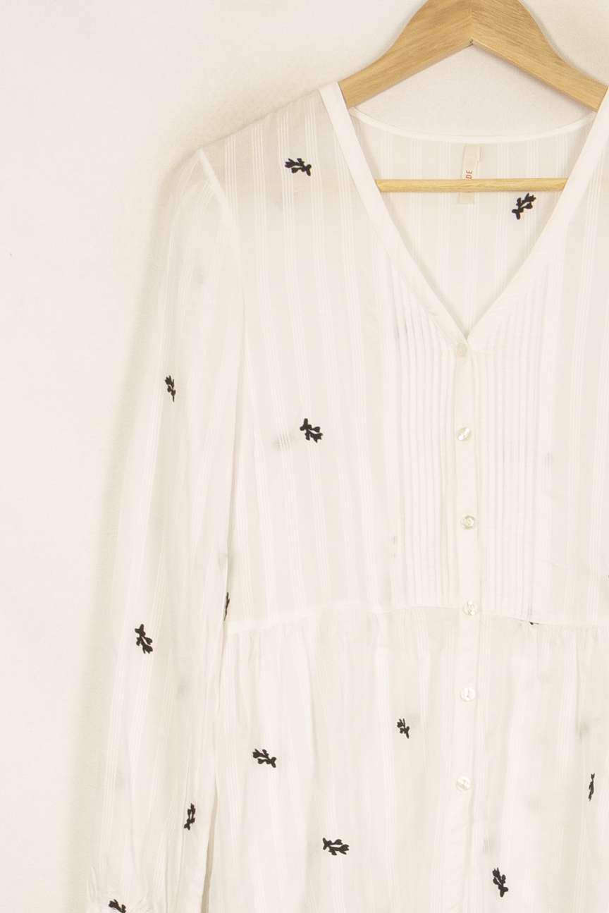 Blouse Blanche et Noire - Taille S/36 de la marque I.Code | PARAD51956 - Vendu par Paradigme - Image 3