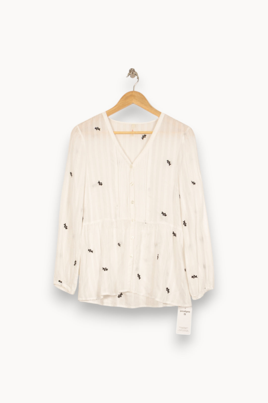 Blouse Blanche et Noire - Taille S/36 de la marque I.Code | PARAD51956 - Vendu par Paradigme - Image 2