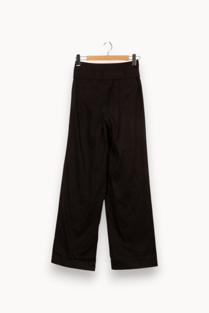 Pantalon Large Noir - Taille XS/34 de la marque Caroll | PARAD51964 - Vendu par Paradigme - Image 4