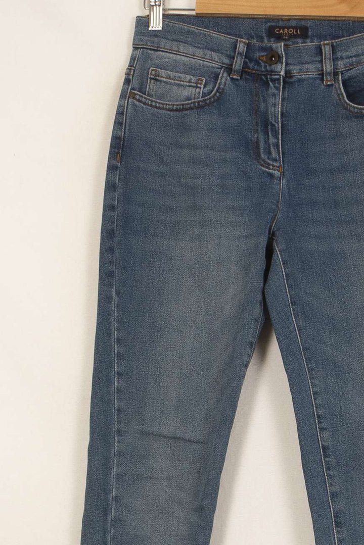 Jean Slim Bleu - Taille XS/34 de la marque Caroll | PARAD51966 - Vendu par Paradigme - Image 3