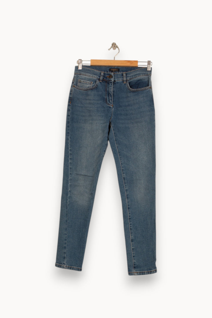 Jean Slim Bleu - Taille XS/34 de la marque Caroll | PARAD51966 - Vendu par Paradigme - Image 2