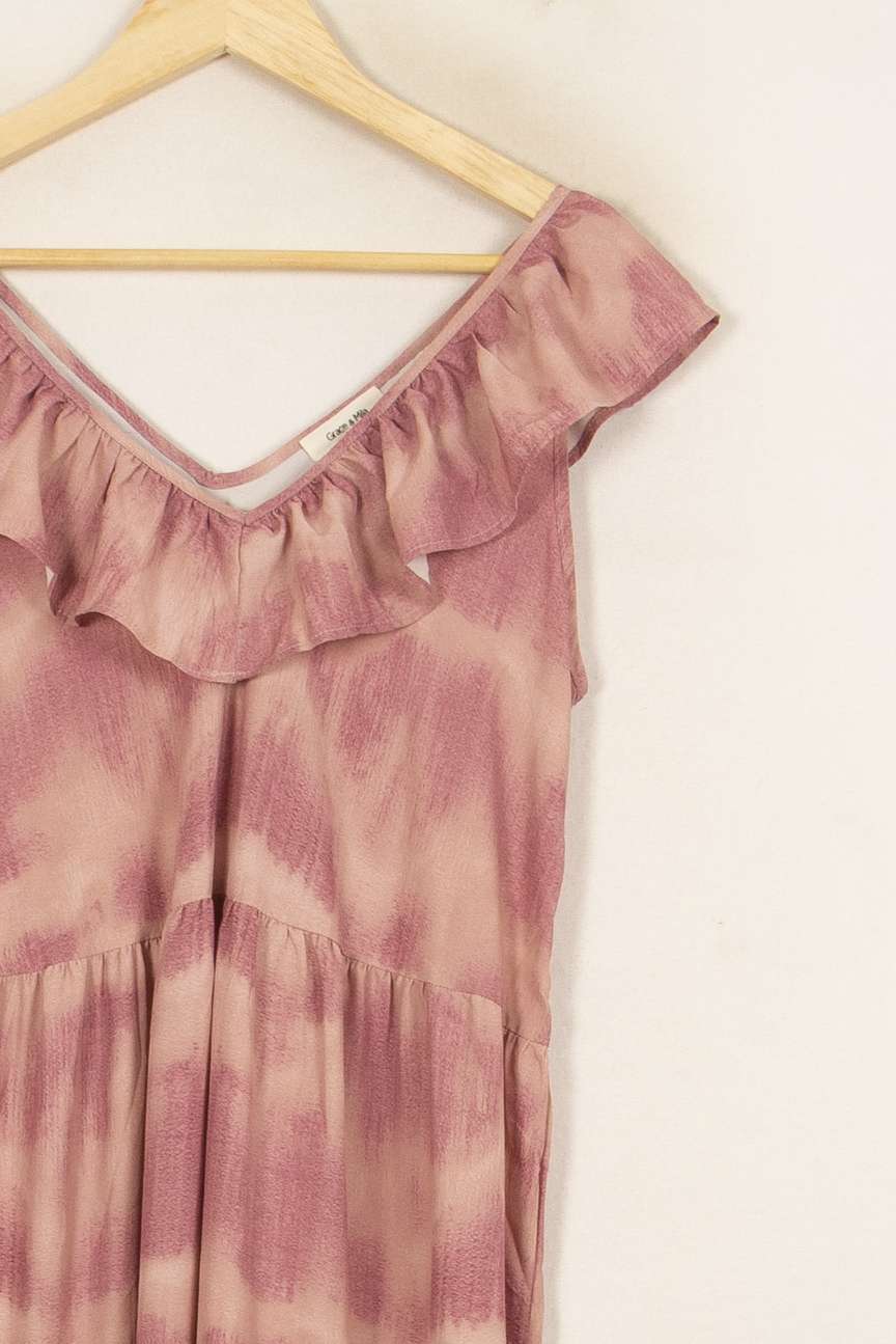 Robe Longue Rose - Taille S/36 de la marque Grace & Mila | PARAD51969 - Vendu par Paradigme - Image 3