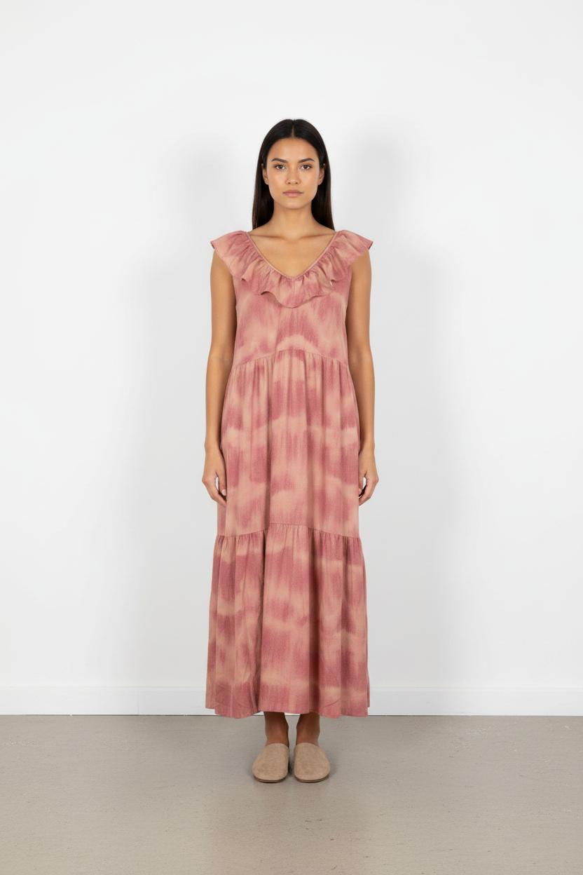 Robe Longue Rose - Taille S/36
