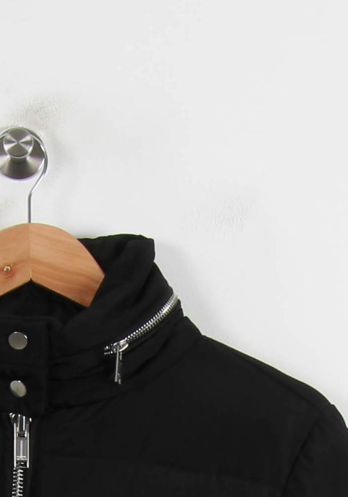 Doudoune Noire - Taille S/36 de la marque Claudie Pierlot | PARAD51992 - Vendu par Paradigme - Image 3