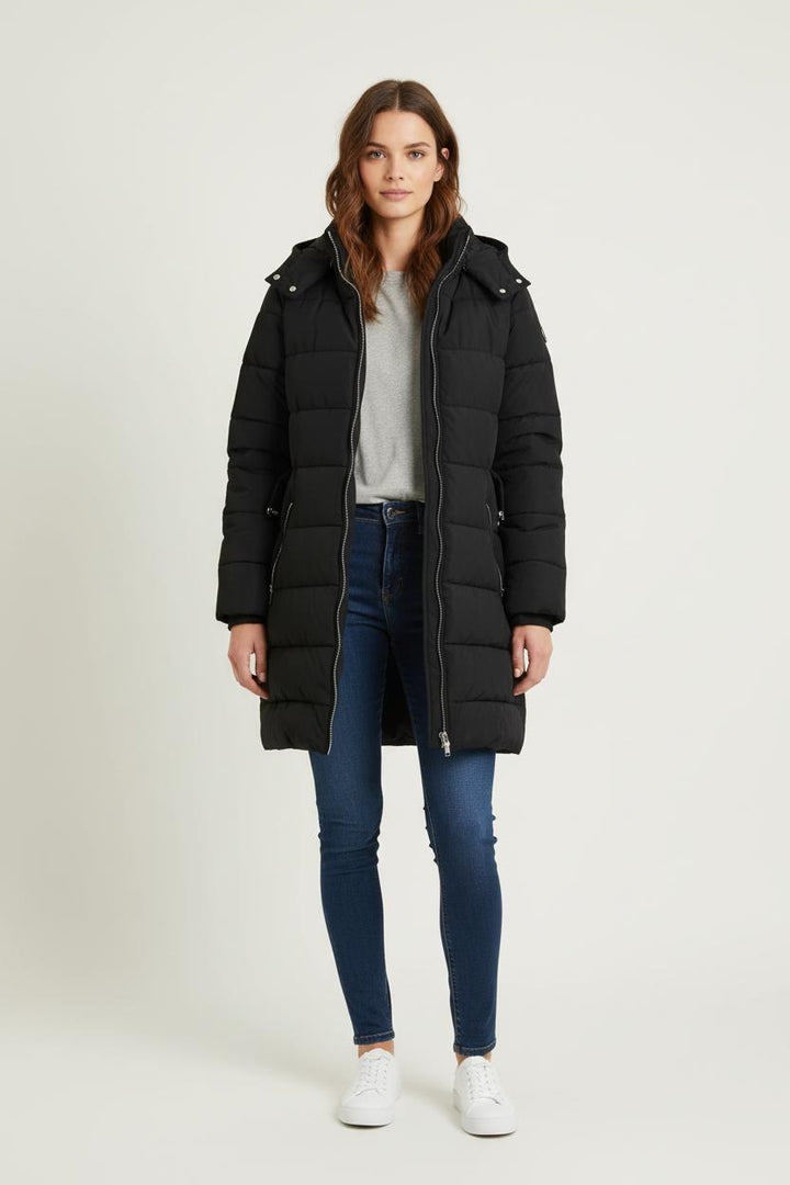 Doudoune Noire - Taille S/36 de la marque Claudie Pierlot | PARAD51992 - Vendu par Paradigme - Image 1