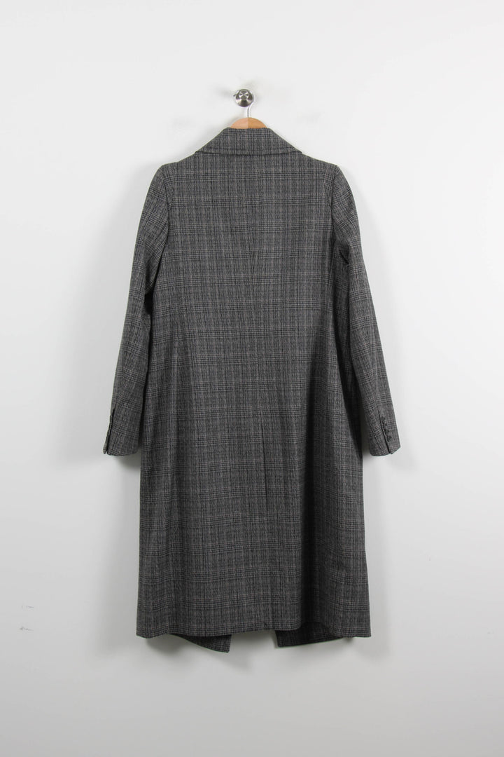 Manteau Gris et Noir - Taille L/40 de la marque All Saints | PARAD51993 - Vendu par Paradigme - Image 4
