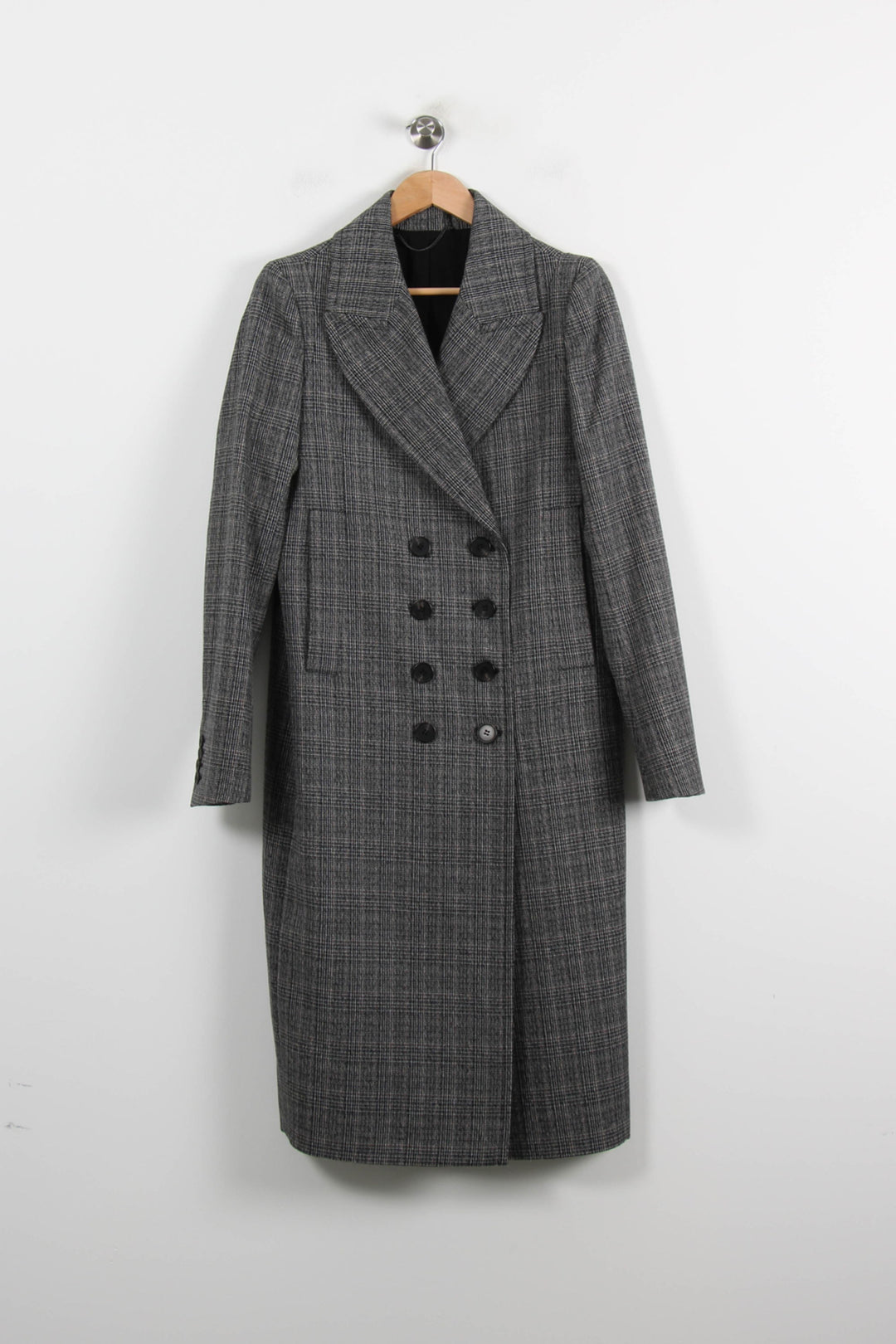 Manteau Gris et Noir - Taille L/40 de la marque All Saints | PARAD51993 - Vendu par Paradigme - Image 2