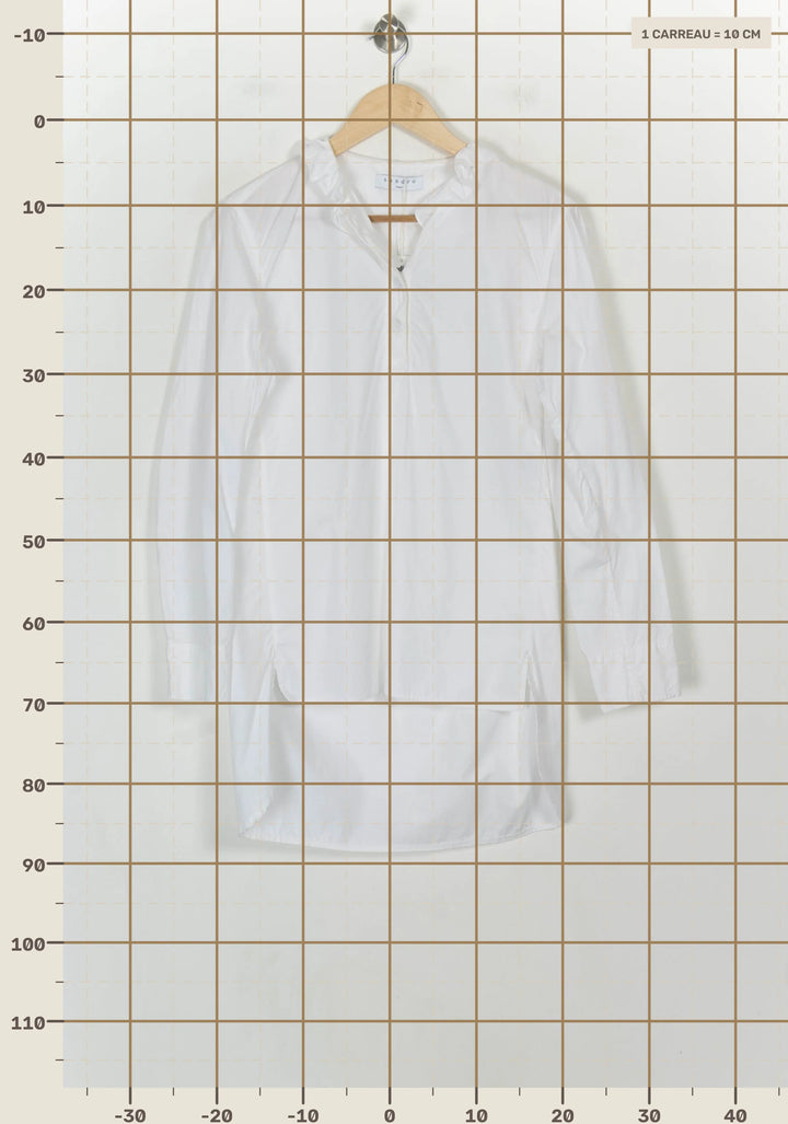 Blouse Blanche - Taille L/40 de la marque Sandro | PARAD51994 - Vendu par Paradigme - Image 4