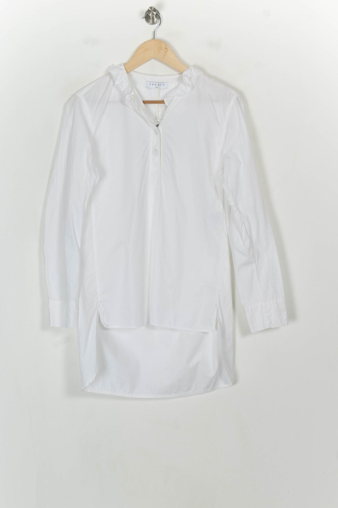 Blouse Blanche - Taille L/40 de la marque Sandro | PARAD51994 - Vendu par Paradigme - Image 2