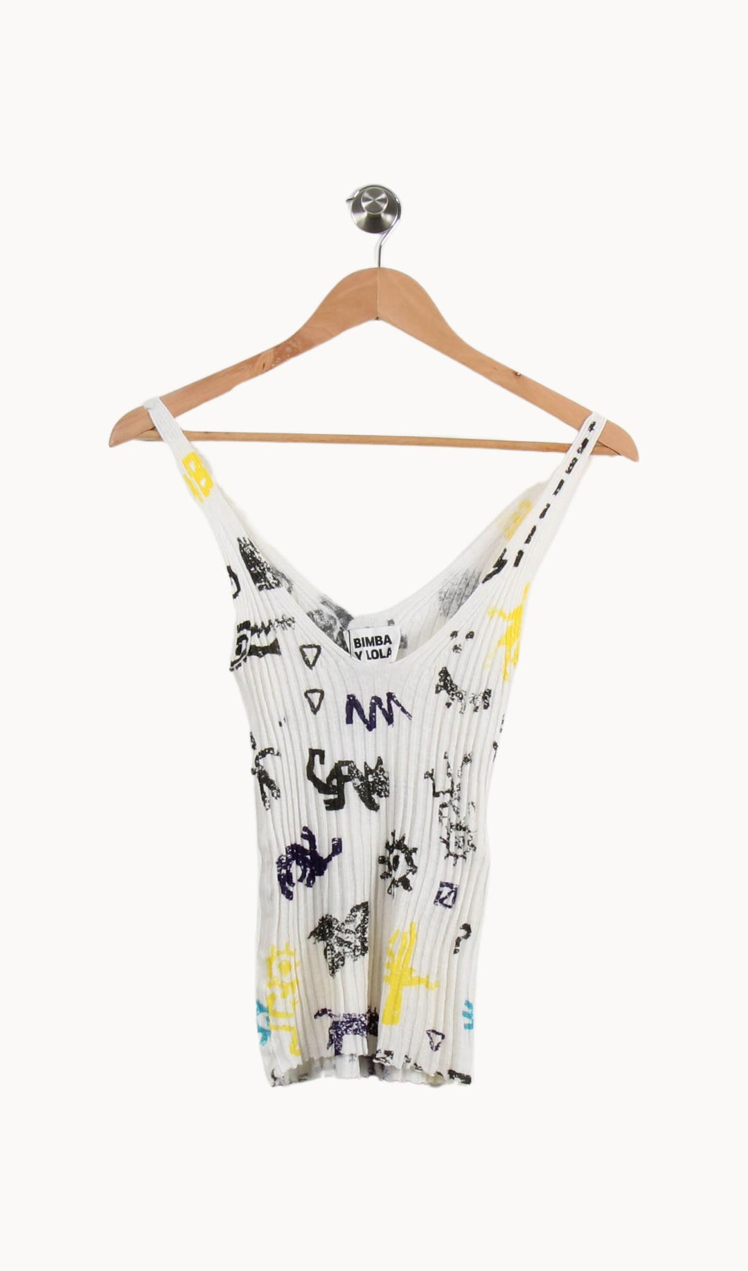 Débardeur Blanc et Noir - Taille XS/34 de la marque Bimba y Lola | PARAD51997 - Vendu par Paradigme - Image 2