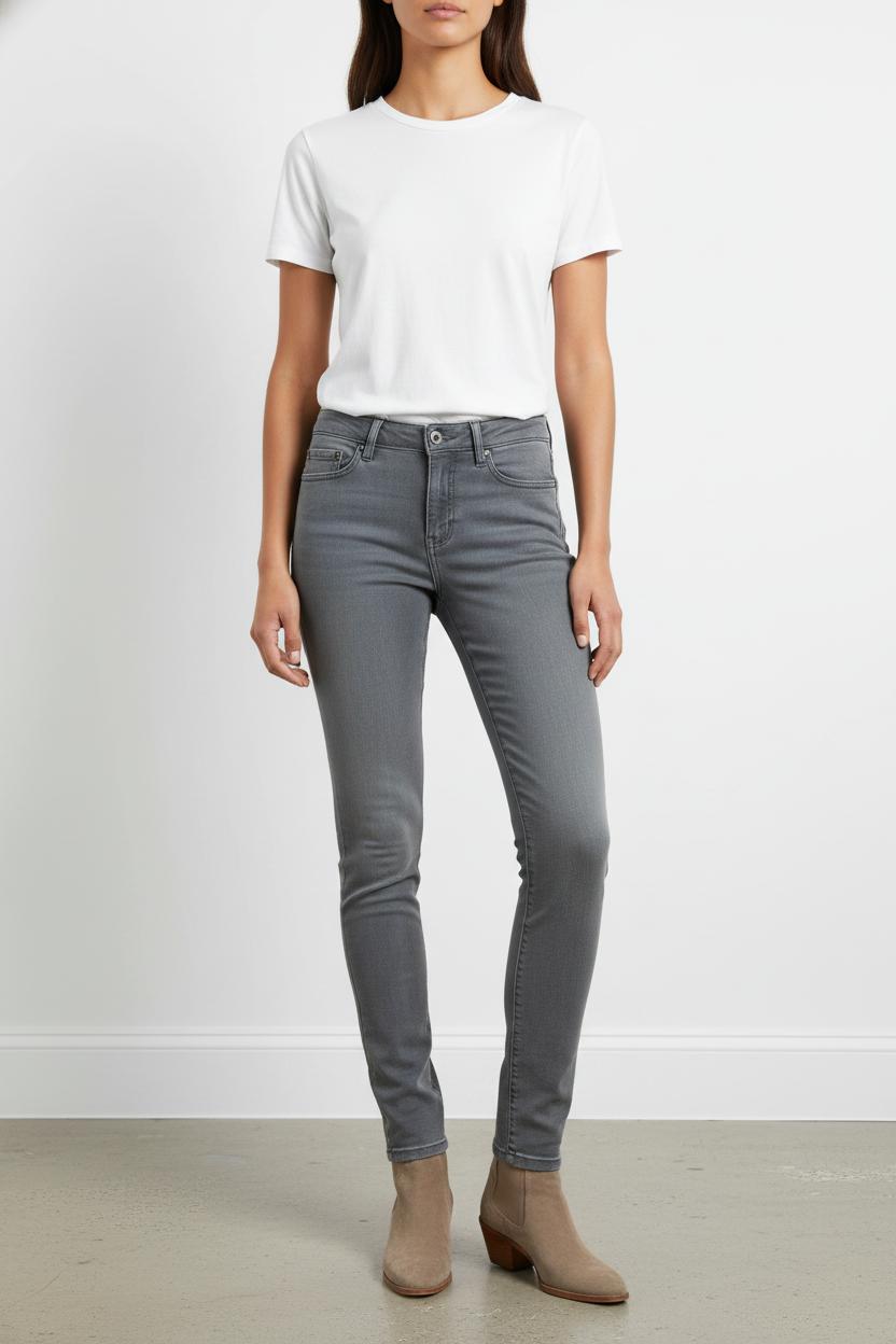 Jean Gris - Taille XS/34 de la marque The Kooples | PARAD51999 - Vendu par Paradigme - Image 1