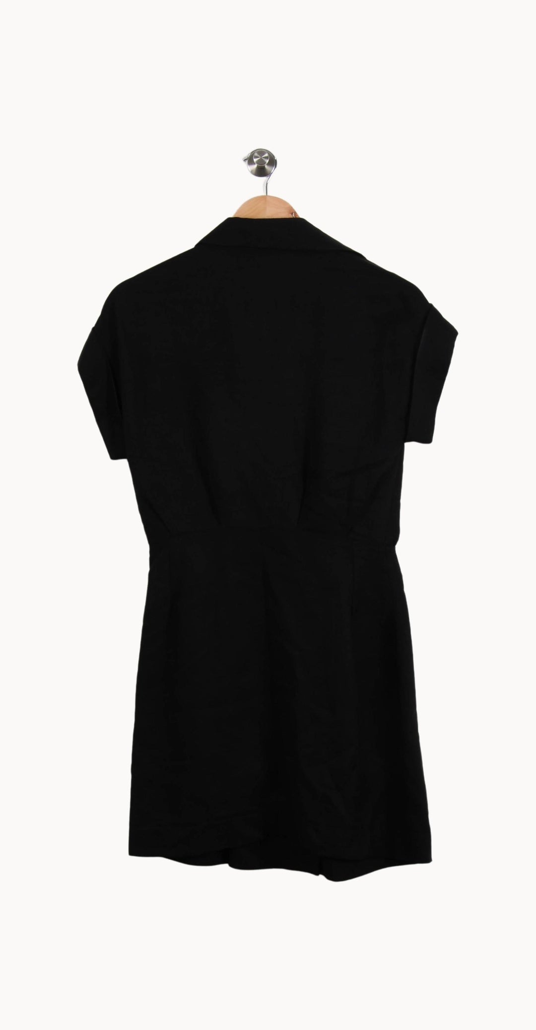 Robe Chemise Noire - Taille S/36 de la marque Sandro | PARAD52004 - Vendu par Paradigme - Image 4
