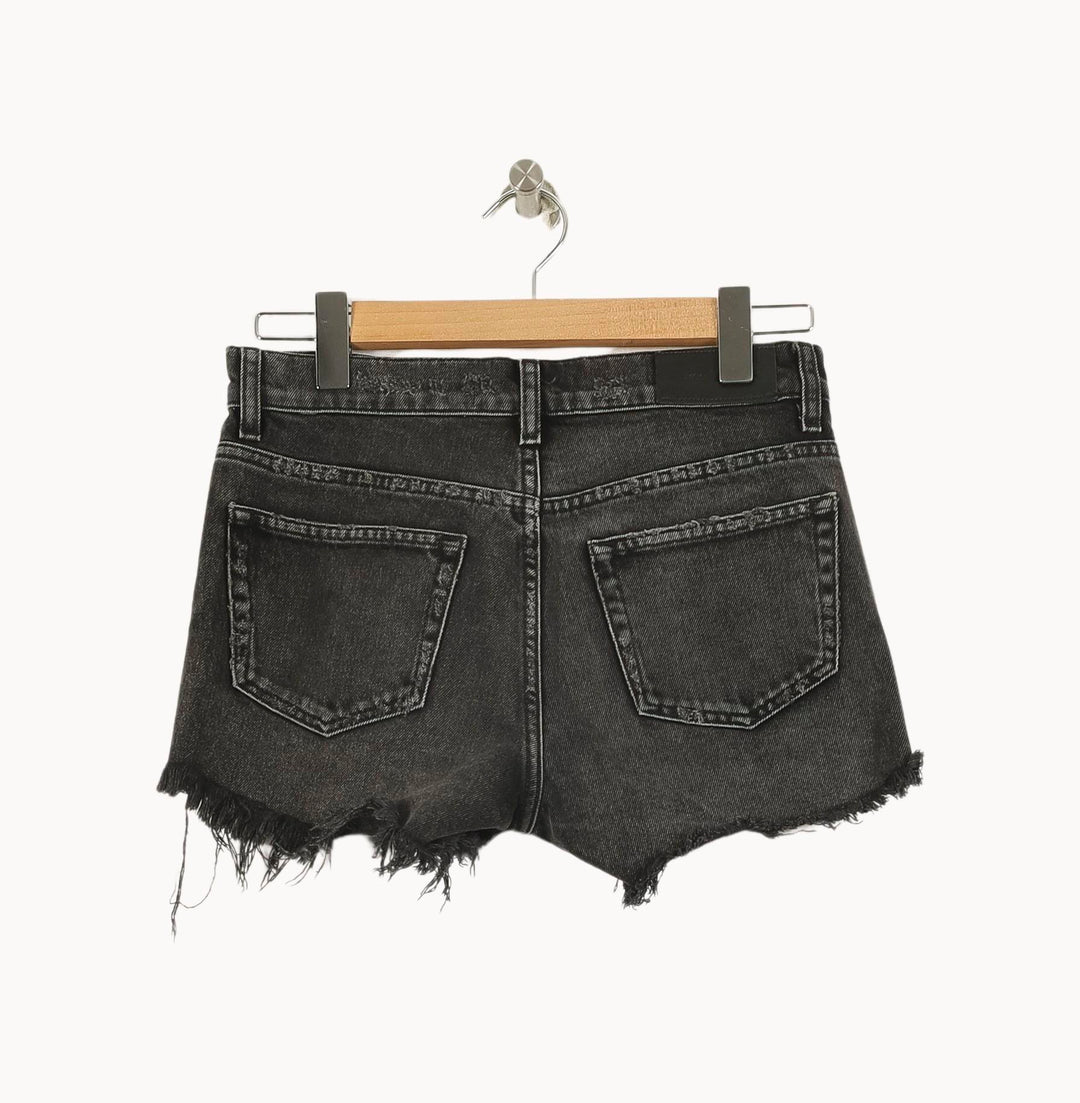 Short en Jean Noir - Taille S/36 de la marque The Kooples | PARAD52005 - Vendu par Paradigme - Image 4