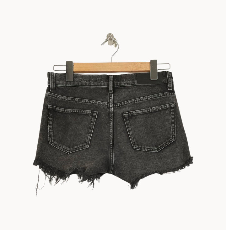 Short en Jean Noir - Taille S/36 de la marque The Kooples | PARAD52005 - Vendu par Paradigme - Image 4