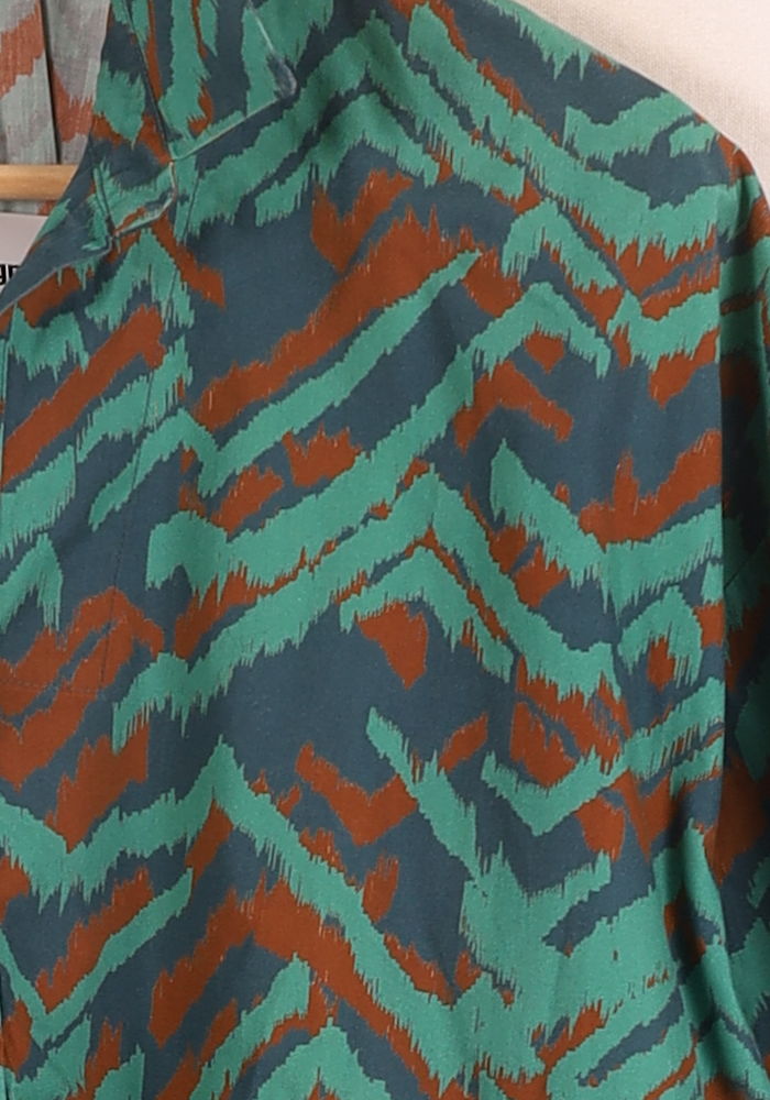 Blouse Verte et Orange - Taille L/40 de la marque Caroll | PARAD52008 - Vendu par Paradigme - Image 3