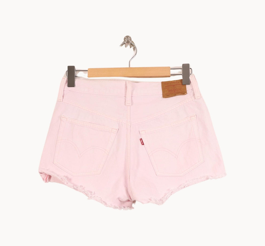 Short en Jean Rose - Taille M/38 de la marque Levi's | PARAD52012 - Vendu par Paradigme - Image 4