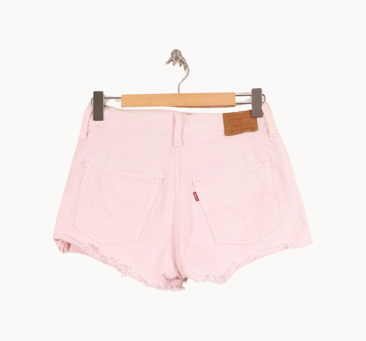 Short en Jean Rose - Taille M/38 de la marque Levi's | PARAD52012 - Vendu par Paradigme - Image 4