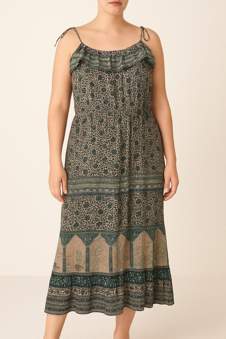 Robe Longue Multicolore - Taille L/40 de la marque ba&sh | PARAD52019 - Vendu par Paradigme - Image 1