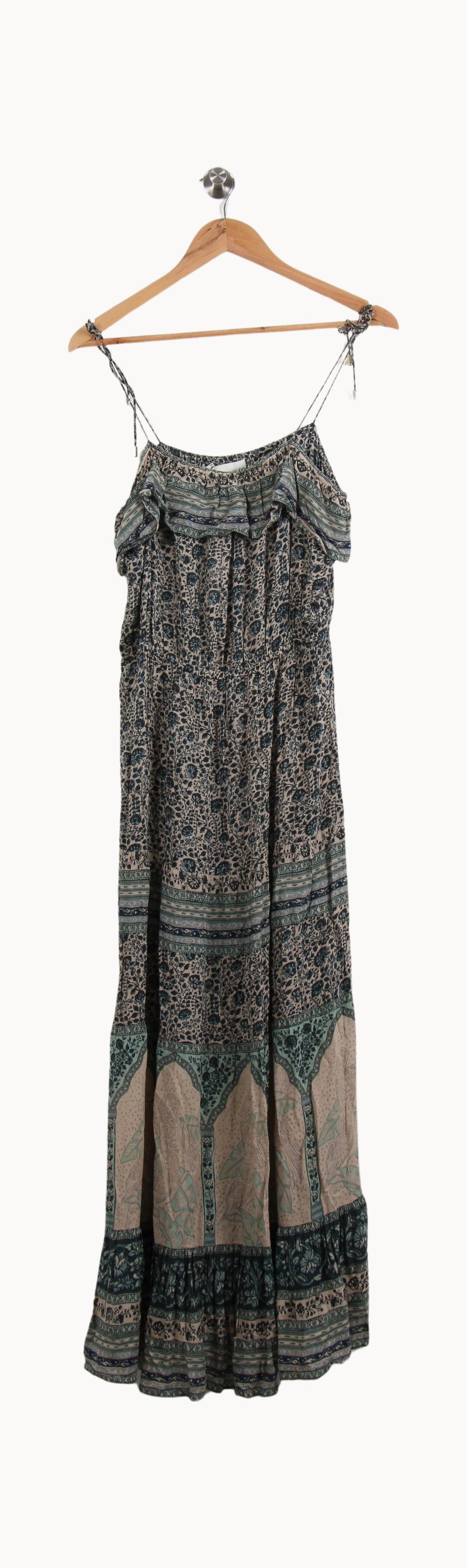 Robe Longue Multicolore - Taille L/40 de la marque ba&sh | PARAD52019 - Vendu par Paradigme - Image 2