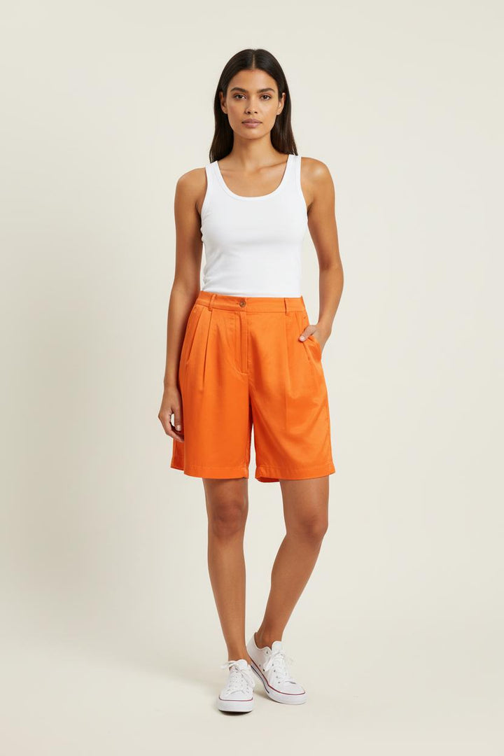 Short Orange - Taille L/40 de la marque Maje | PARAD52020 - Vendu par Paradigme - Image 1