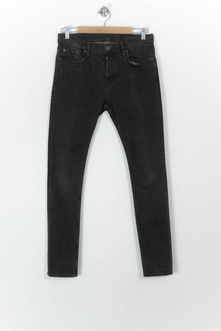 Jean Skinny Noir - Taille L/40 de la marque All Saints | PARAD52021 - Vendu par Paradigme - Image 2