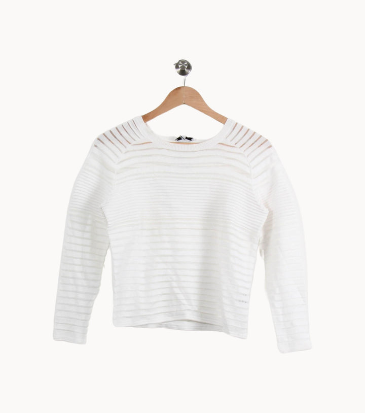 Pull Blanc - Taille S/36 de la marque Suncoo | PARAD52027 - Vendu par Paradigme - Image 2