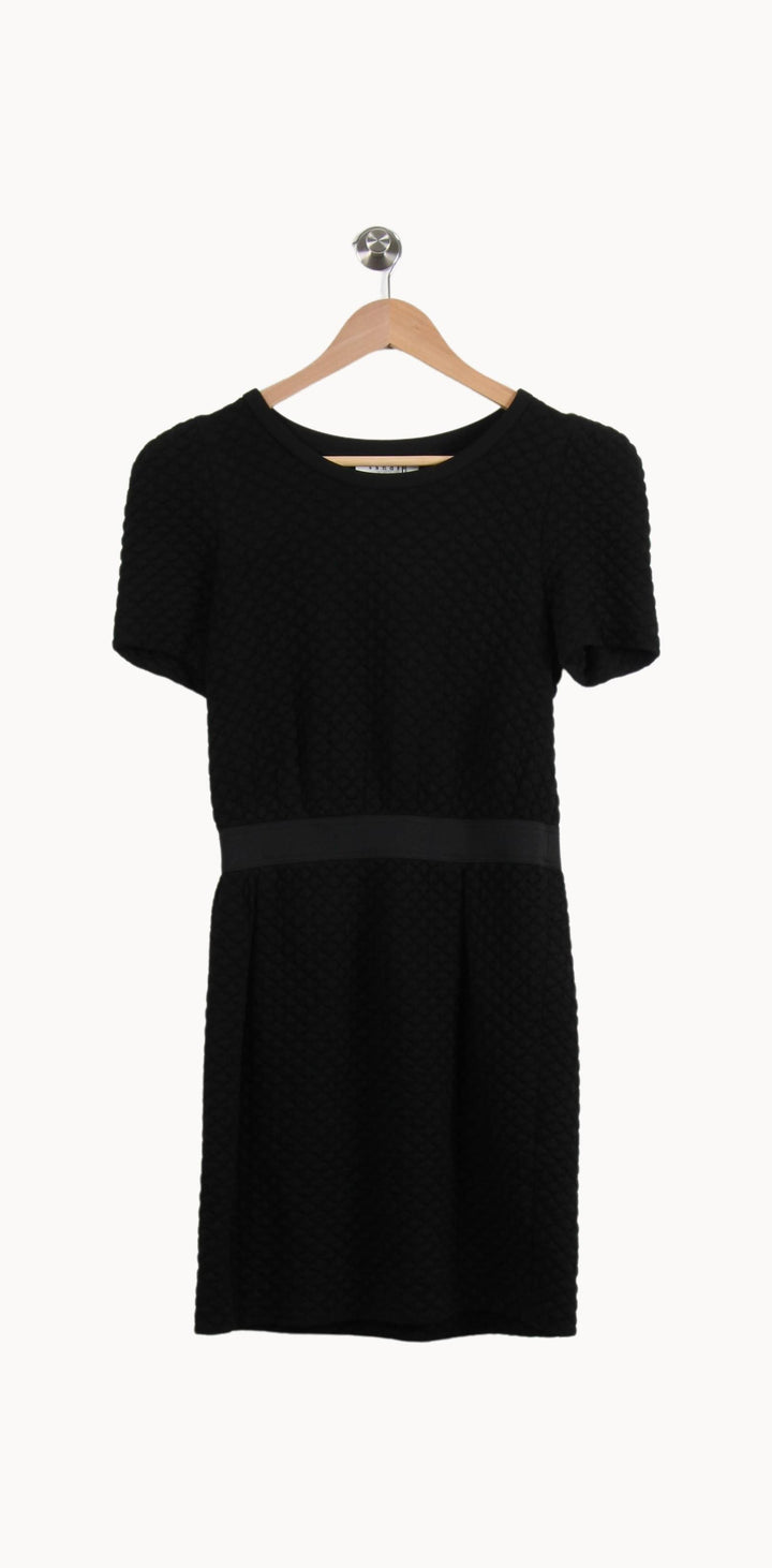 Robe Noire - Taille S/36 de la marque Sandro | PARAD52031 - Vendu par Paradigme - Image 2