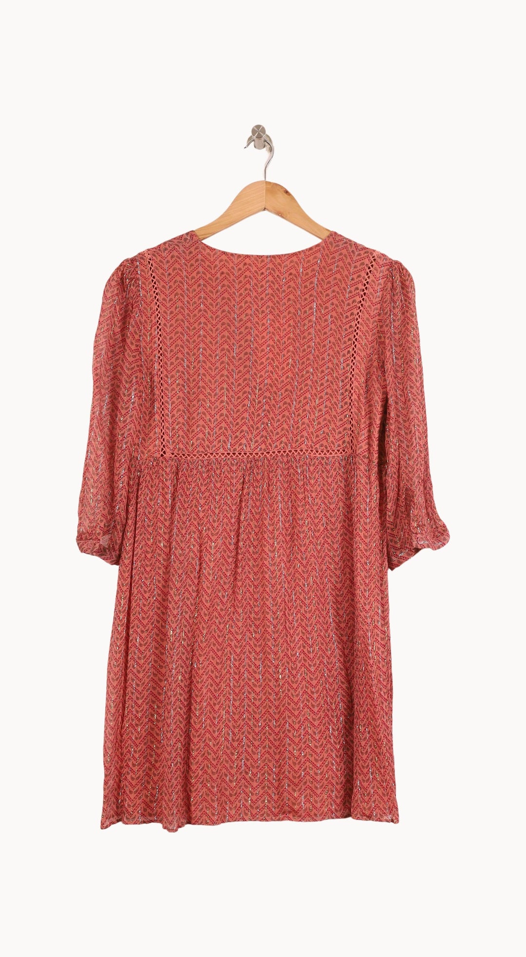 Robe Midi Rose - Taille S/36 de la marque ba&sh | PARAD52033 - Vendu par Paradigme - Image 4